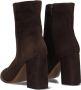 Notre-V 46936 Enkellaarsjes Enkelboots met rits Dames Bruin - Thumbnail 5