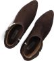 Notre-V 8558 Enkellaarsjes Enkelboots met rits Dames Bruin - Thumbnail 5