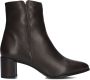 Notre-V 8560 Enkellaarsjes Enkelboots met rits Dames Bruin - Thumbnail 3