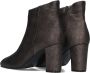 Notre-V Diane-02 Enkellaarsjes Enkelboots met rits Dames Bruin - Thumbnail 3