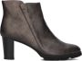 Notre-V Patricia-01 Enkellaarsjes Enkelboots met rits Dames Bruin - Thumbnail 3