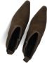 Notre-V Shn80672 Enkellaarsjes Enkelboots met rits Dames Bruin - Thumbnail 7