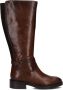 Notre-v Hoge Laarzen 2fly326 Cognac Kleur Brown Dames - Thumbnail 4