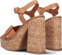 Notre-v Dames Sandalen 618009 Brown Dames - Thumbnail 3