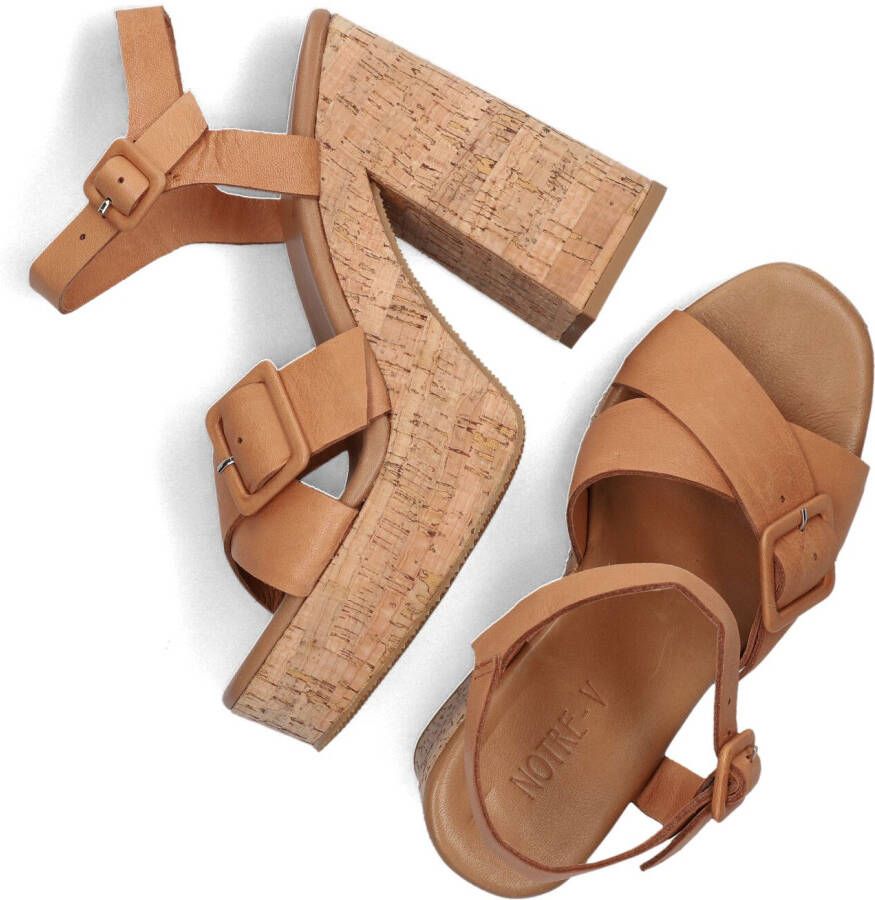 NOTRE-V Bruine Sandalen 618009