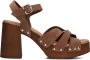 Bruin Tinten 8509 Sandalen Dames Bruin - Thumbnail 2