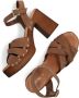 Bruin Tinten 8509 Sandalen Dames Bruin - Thumbnail 5