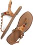 Bruin Tinten 981016 Sandalen Dames Bruin - Thumbnail 5