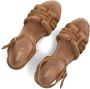 Notre-V As-14372 Sandalen Met Sleehak Dames Bruin - Thumbnail 6