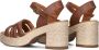 Notre-V As-2000 Sandalen Dames Cognac - Thumbnail 4