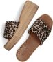 Metallica Bruin Tinten 816013 Slippers Dames Bruin - Thumbnail 5