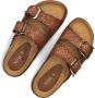 Notre-V As-14231 Slippers Dames Cognac - Thumbnail 6