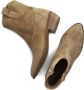 Notre-V 08-180 Enkellaarsjes Enkelboots met rits Dames Camel - Thumbnail 6