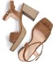 Notre-V 51303 Sandalen Dames Camel - Thumbnail 5