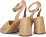 Strappy Sandals bruin Tinten Ao103 Sandalen Dames Camel - Thumbnail 3