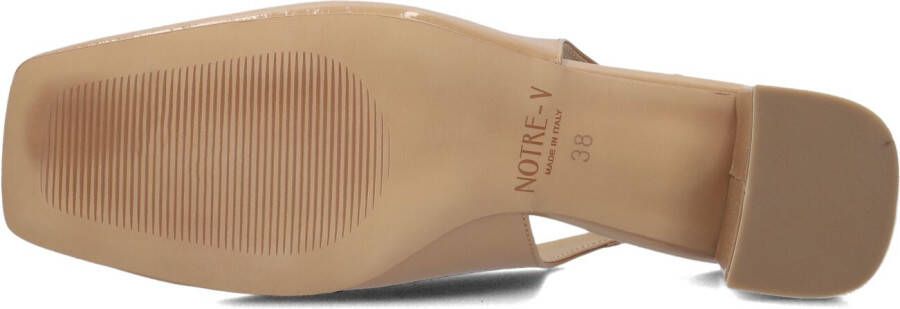 NOTRE-V Camel Slingbacks 3713