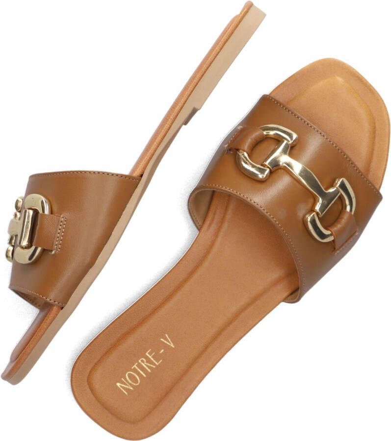 NOTRE-V Bruine Slippers 886l