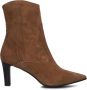 Notre-V 38259 Enkellaarsjes Enkelboots met rits Dames Cognac - Thumbnail 2