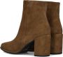 Notre-V 67034 Enkellaarsjes Enkelboots met rits Dames Cognac - Thumbnail 3