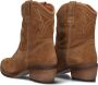 Notre-V 851 Enkellaarsjes Enkelboots Dames Cognac - Thumbnail 3