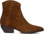 Notre-V Ar231 Enkellaarsjes Enkelboots met rits Dames Cognac - Thumbnail 3