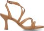 Metallica Bruin Tinten 6426 Sandalen Dames Cognac - Thumbnail 2