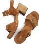 Bruin Tinten 7915 Sandalen Dames Cognac - Thumbnail 5