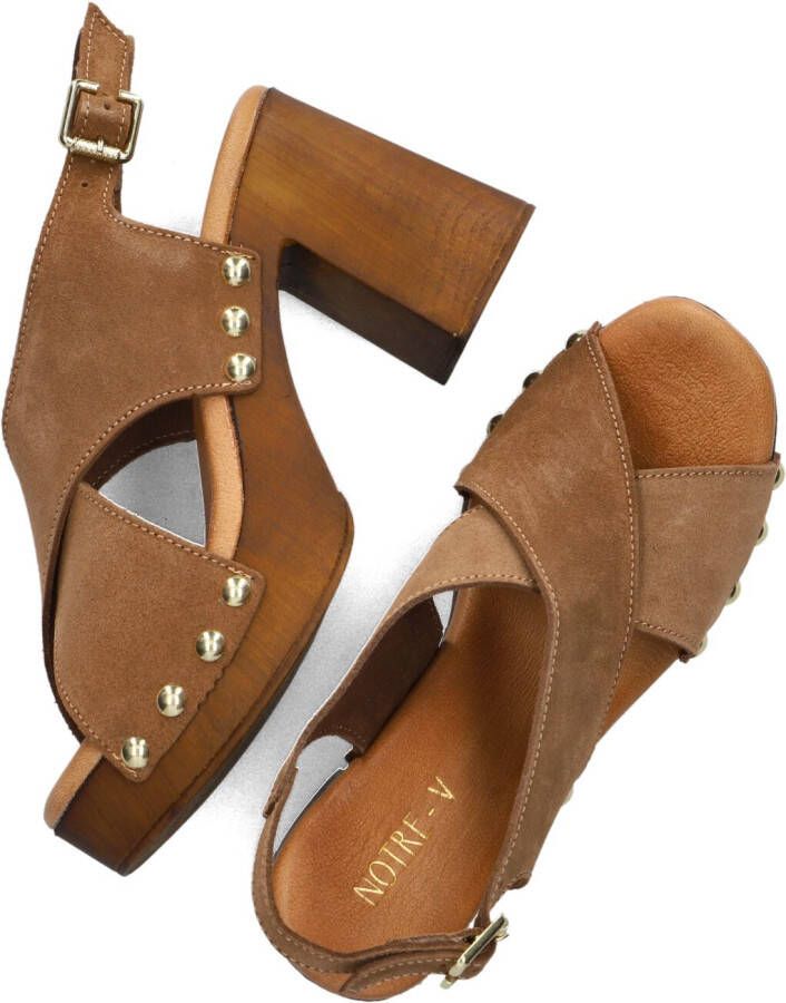 NOTRE-V Cognac Sandalen 8513