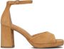 Bruiloft Bruin Tinten 99924 Sandalen Dames Cognac - Thumbnail 2