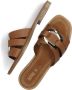 Notre-V 22718 Slippers Dames Cognac - Thumbnail 6