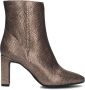 Notre-V 11236 Enkellaarsjes Enkelboots met rits Dames Goud - Thumbnail 3