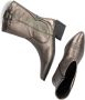 Notre-V 18050 Enkellaarsjes Enkelboots met rits Dames Goud - Thumbnail 5