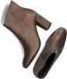 Notre-V Diane-02 Enkellaarsjes Enkelboots met rits Dames Goud - Thumbnail 5