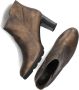 Notre-V Patricia-01 Enkellaarsjes Enkelboots met rits Dames Goud - Thumbnail 5