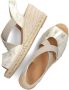 Notre-V Ciara23.1 Espadrilles Zomer Schoenen Dames Goud - Thumbnail 5