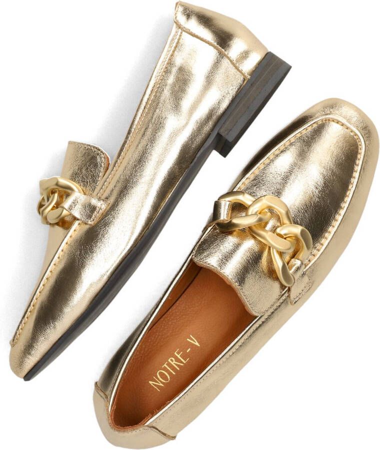 NOTRE-V Gouden Loafers 6114