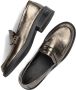 Notre-V A58003 Loafers Instappers Dames Goud - Thumbnail 5