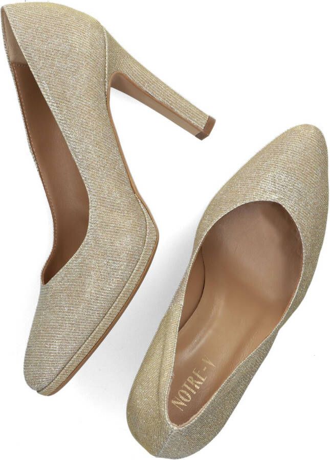 NOTRE-V Gouden Pumps 12501