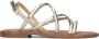 Metallica Metalli Sandalen Dames Goud - Thumbnail 3