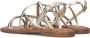 Metallica Metalli Sandalen Dames Goud - Thumbnail 4