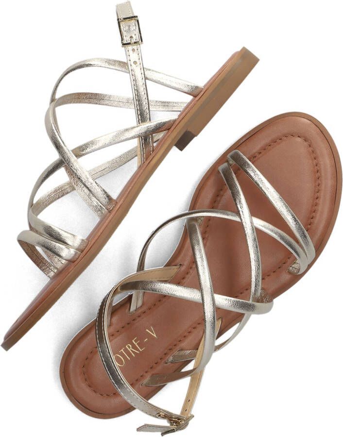 NOTRE-V Gouden Sandalen 22637