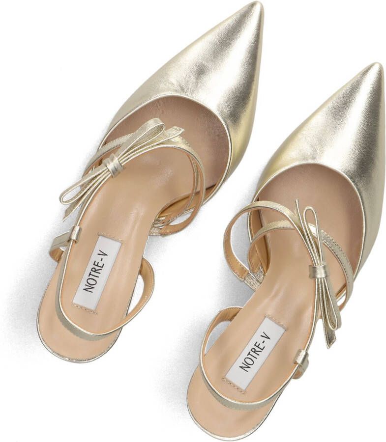 NOTRE-V Gouden Sandalen 2722