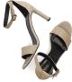 Bruin Tinten Bruiloft 29242 Sandalen Dames Goud - Thumbnail 5