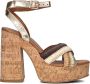 Notre-V 618012 Sandalen Dames Goud - Thumbnail 2