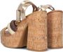 Notre-V 618012 Sandalen Dames Goud - Thumbnail 3