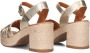 Notre-V As-2000 Sandalen Dames Goudkleurig - Thumbnail 4