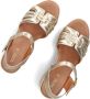 Notre-V As-2000 Sandalen Dames Goudkleurig - Thumbnail 6