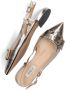 Notre-V 12250 Slingbacks Dames Goud - Thumbnail 6