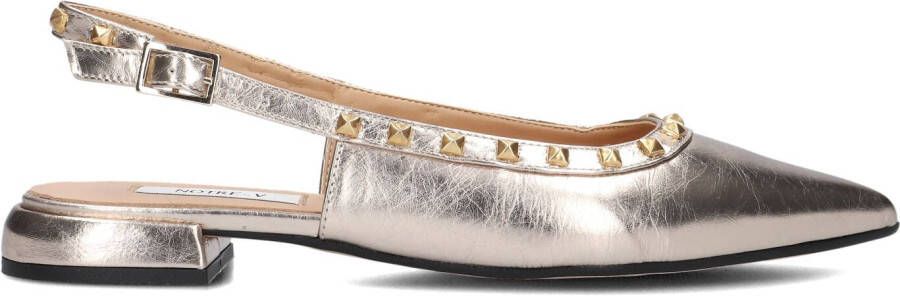 NOTRE-V Gouden Slingbacks 12270