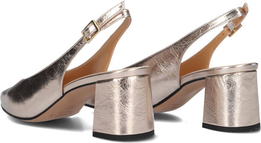 NOTRE-V Gouden Slingbacks 35503